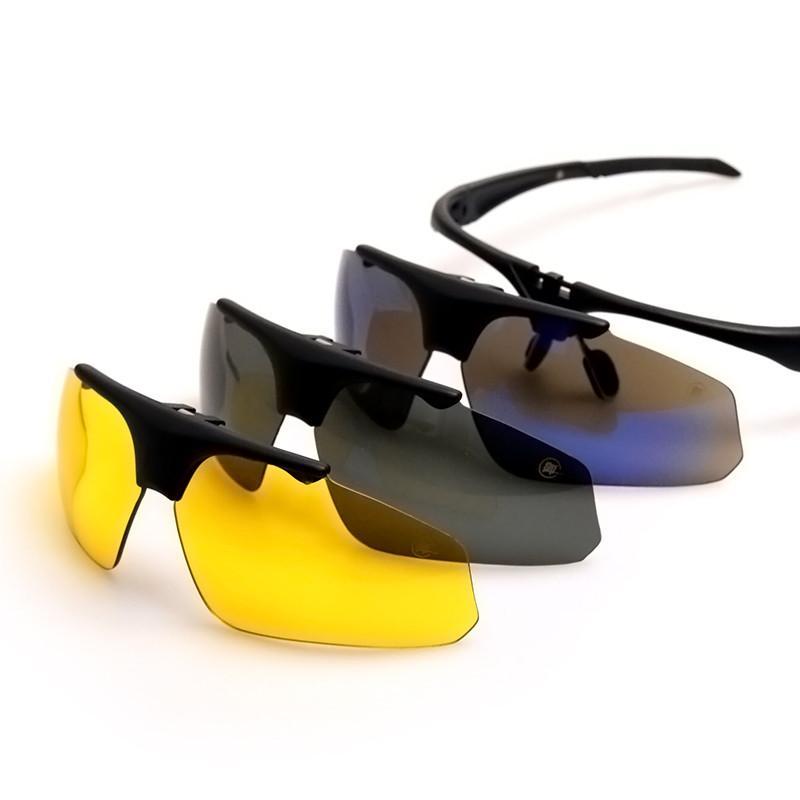 御牌钓鱼眼镜 高清看漂可换片偏光增晰镜去蓝