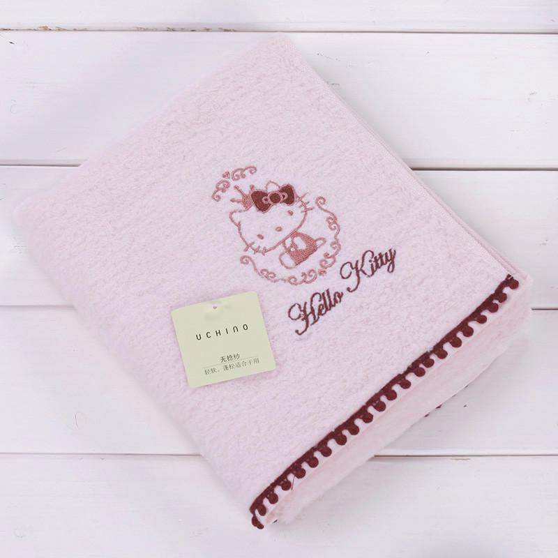 <em>内野</em>Hello Kitty凯蒂猫棉花糖面巾 纯棉大毛巾 可