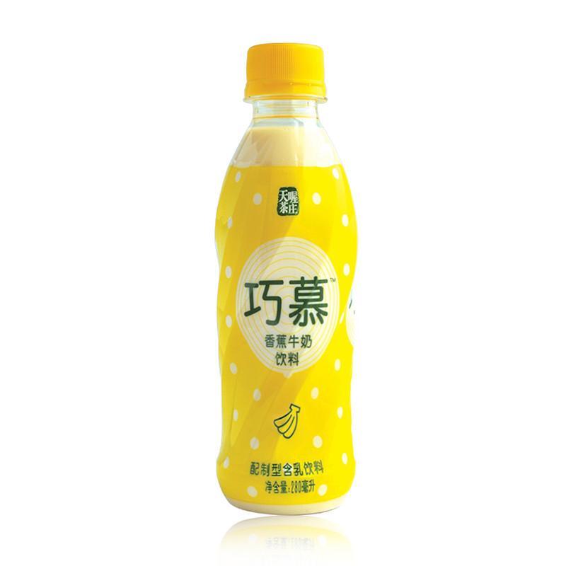 天喔TenWow 巧慕香蕉牛奶280ml\/瓶