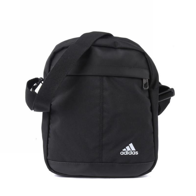 adidas 阿迪达斯 斜挎包单肩背包 f91376 黑色图片