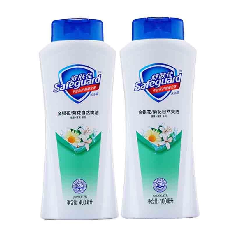 舒肤佳金银花菊花沐浴露400毫升x2瓶
