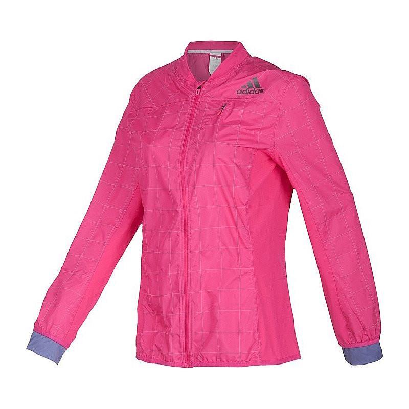 <em>Adidas</em> <em>阿迪达斯女装</em>跑步梭织高反光夹克<em>外套</em>