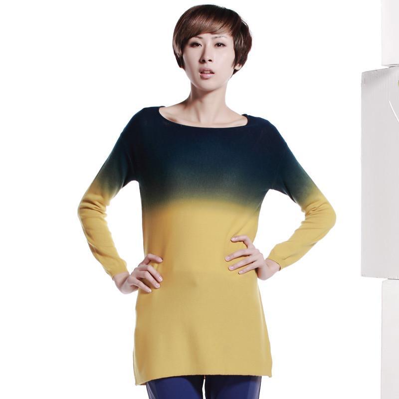 播 雨中旋律 2014秋专柜正品长袖一字领韩版时