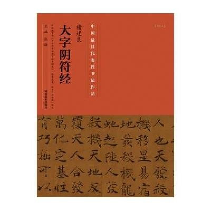 中国最具代表性书法作品 褚遂良《大字阴符经》,张海 - 图书 苏宁易购