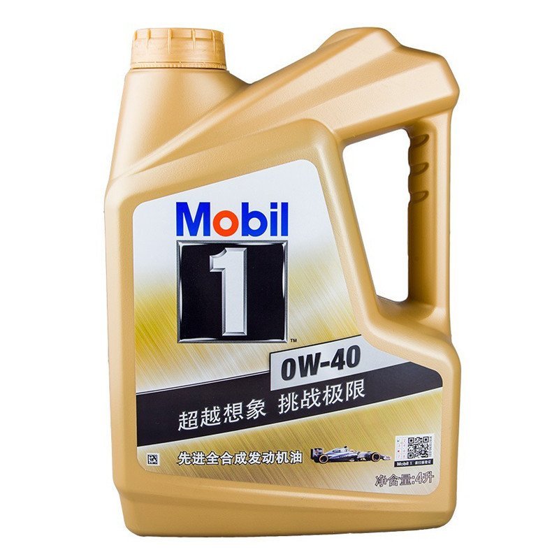 美孚(Mobil)金装美孚1号全合成机油 0W-40 SN