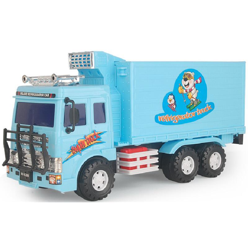 仁达玩具超大号儿童耐摔工程车惯性车钩机搅拌