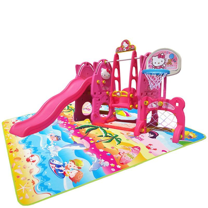 麦宝创玩 凯蒂猫儿童滑滑梯五合一 儿童房多功