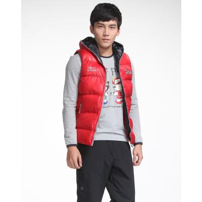 <em>鸿星尔克 运动马甲男款</em> 13044466 大红/正黑 2