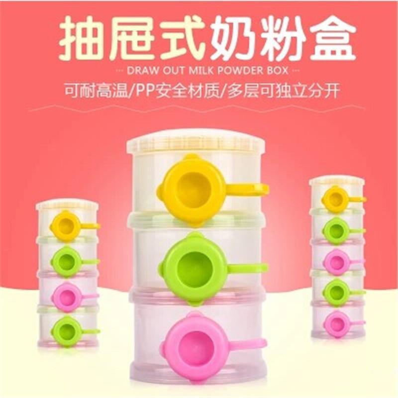【北京廷顺达母婴用品】婴儿奶粉盒便携式三层