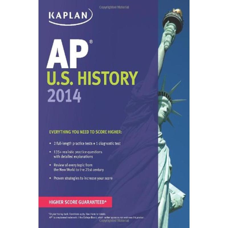 英文原版 KAPLAN AP U.S. HISTORY 2014 美