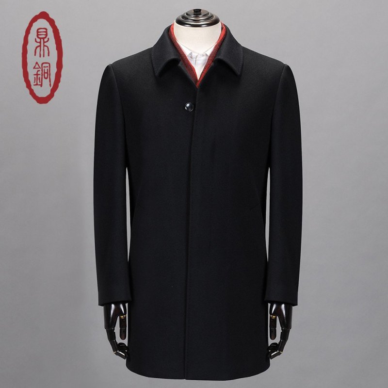 鼎铜服饰/高端羊毛羊绒大衣<em>男士</em>毛呢<em>外套品牌</em>