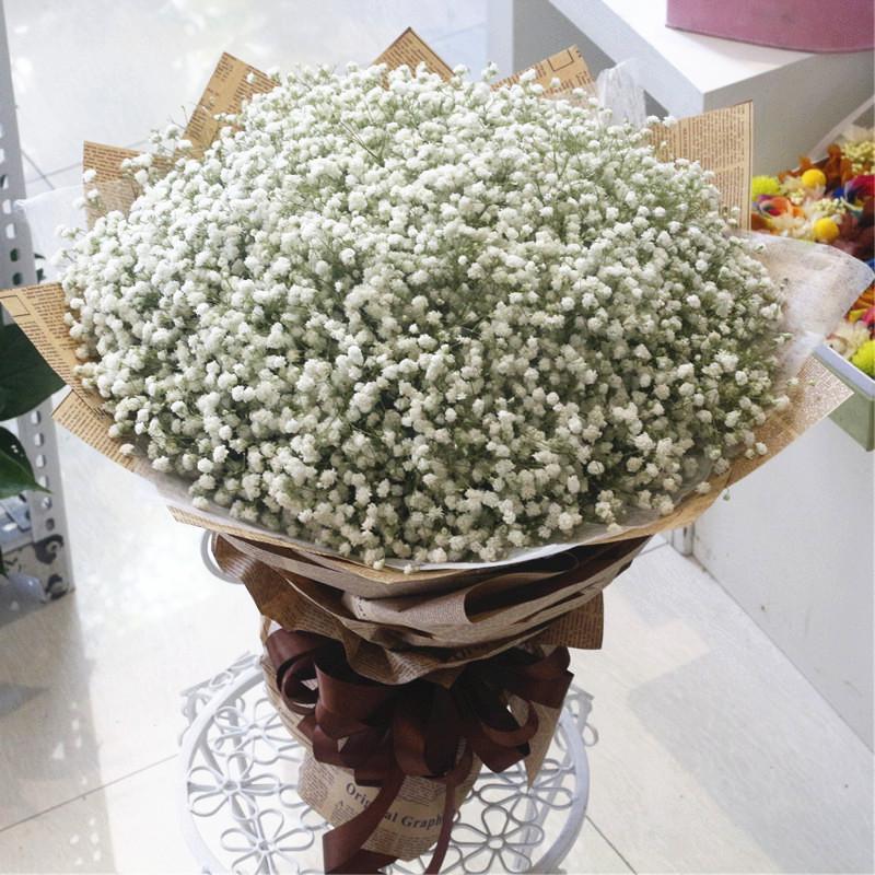 五二零 鲜花速递全国 满天星花束 生日鲜花快递 鲜花预定 鲜花店同城