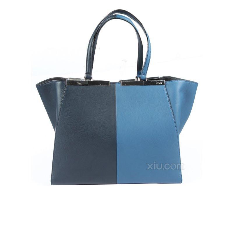 【走秀网】Fendi 芬迪 女士手提包 蓝色【报价