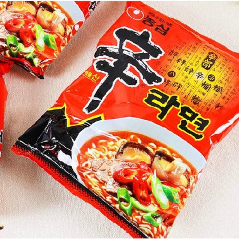 农心辛拉面 香菇牛肉味120g 韩国进口方便面 大