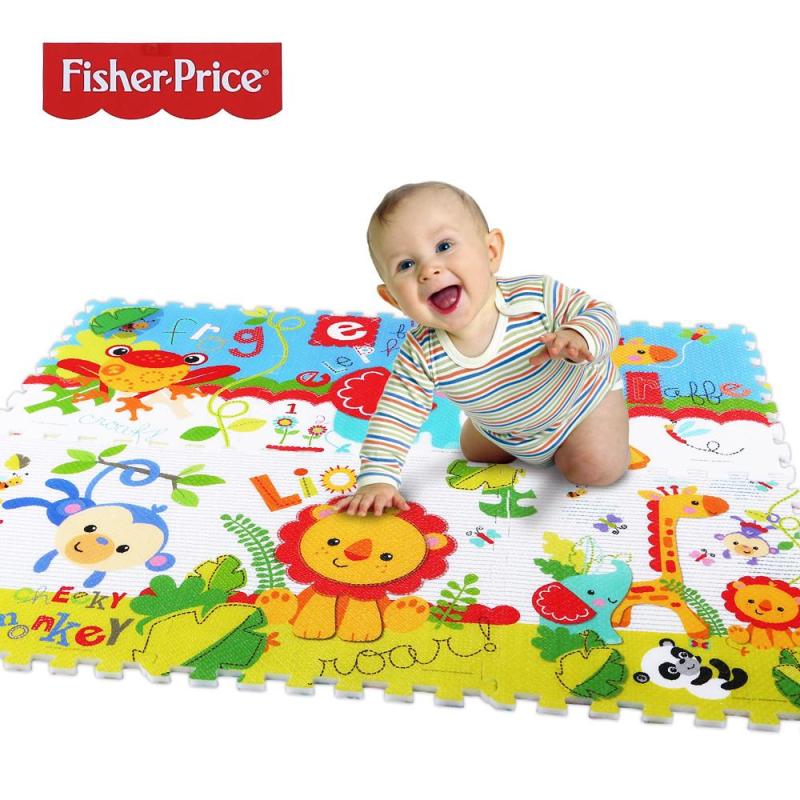 费雪爬行垫婴儿童玩具双面爬爬垫宝宝爬行垫加