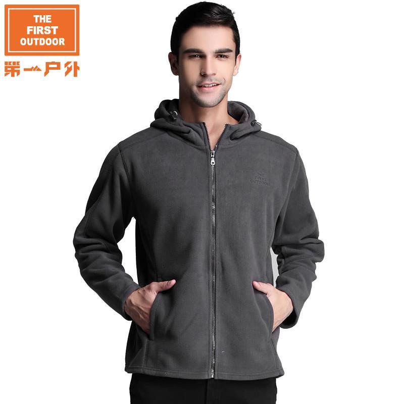 第一户外秋冬季抓绒衣 <em>男</em> 加厚保暖摇粒<em>绒开衫</em>