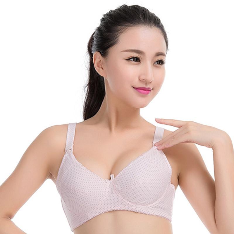缪尚<em>哺乳文胸带钢圈</em>聚拢浦乳文胸孕妇内衣软钢