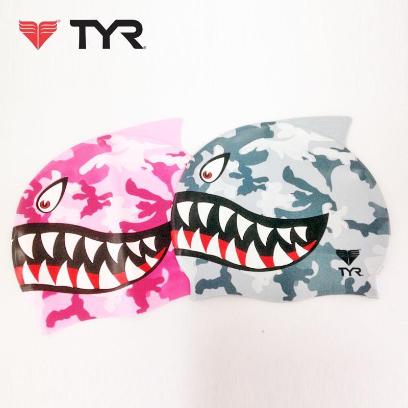 TYR <em>儿童</em>硅胶泳帽 <em>不拉头发</em>柔软舒适小丑鱼ne