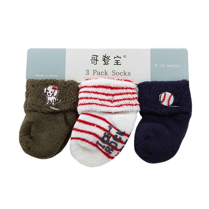 【哥登宝跃甲婴童袜】哥登宝 婴儿袜 加厚防滑
