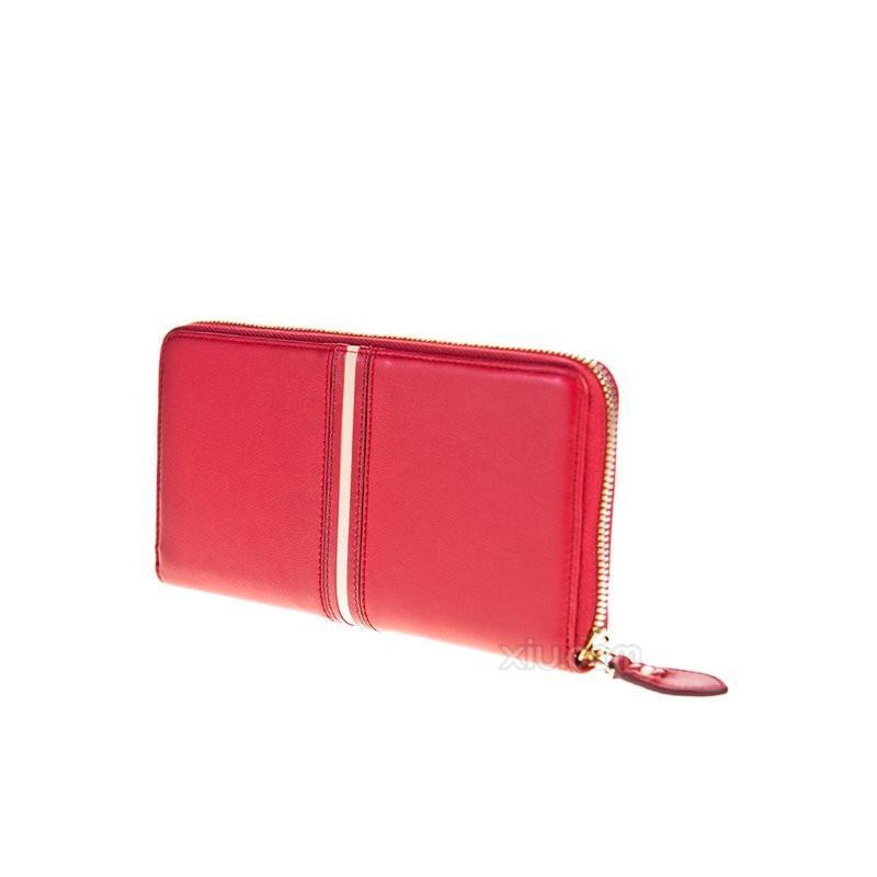 <em>Bally</em> <em>巴利</em> <em>女士</em>牛皮条纹长款<em>钱包</em>6187951CPS