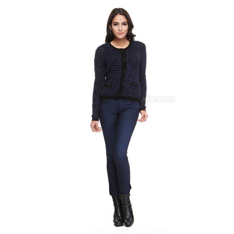 <em>ARMANI</em> JEANS <em>阿玛尼</em>牛仔 <em>女士</em>混色长袖针织