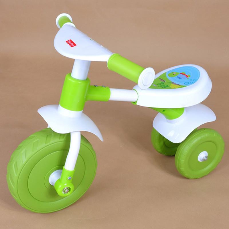 费雪三轮儿童滑行车平衡车学步车 绿色