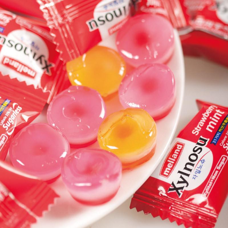 韩国进口零食品国际水果糖 三合一水果好吃的