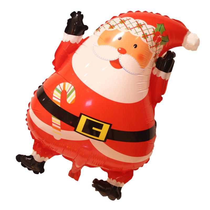 贝乐美 新款圣诞老人造型铝膜气球 节日生日派