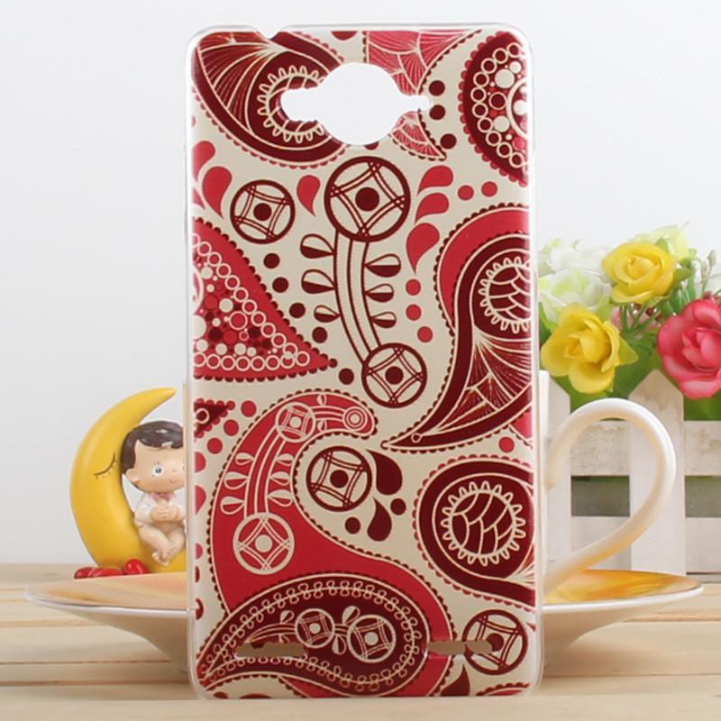 摩品 中兴 红牛V5 3D浮雕打印透明彩绘手机壳