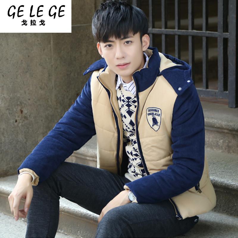 戈拉戈<em>2015</em>新品<em>冬装</em>新款<em>男棉服</em> 加厚<em>棉衣</em> 男连