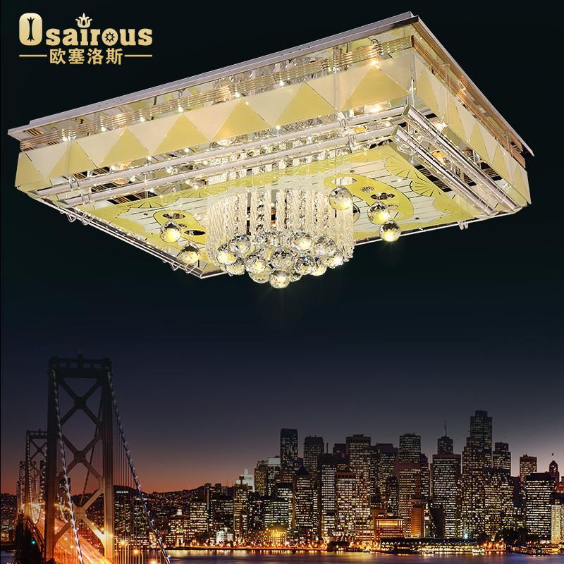 【欧塞洛斯】X现代简约长方形客厅灯水晶灯L