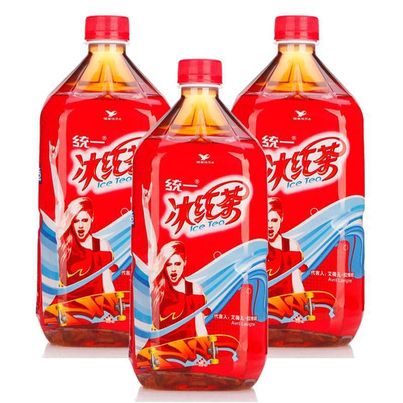 统一冰红茶1l*3瓶装