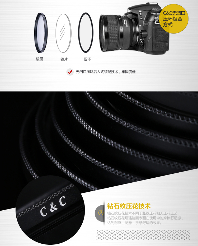 C&C EX UV 49mm 超薄UV滤镜