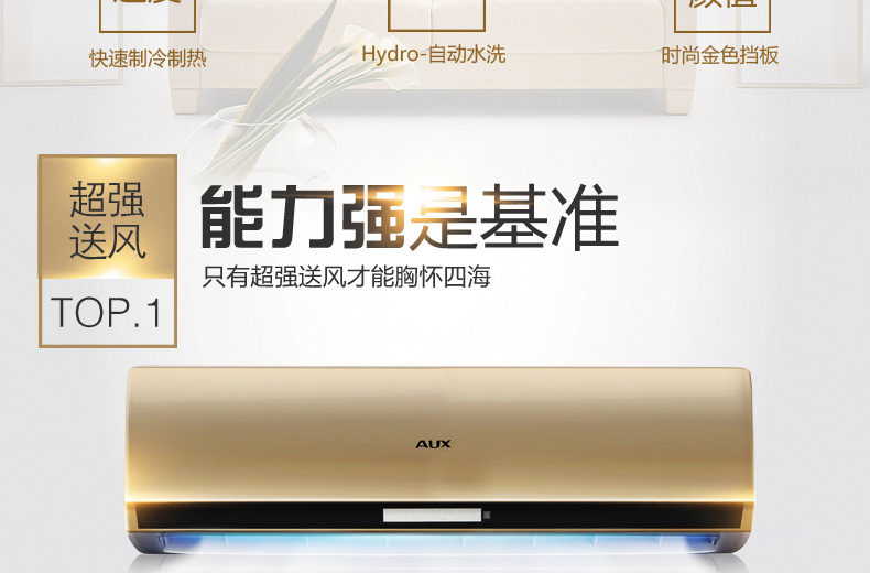 奥克斯(AUX) 2匹 冷暖定频挂机大功率挂机空调