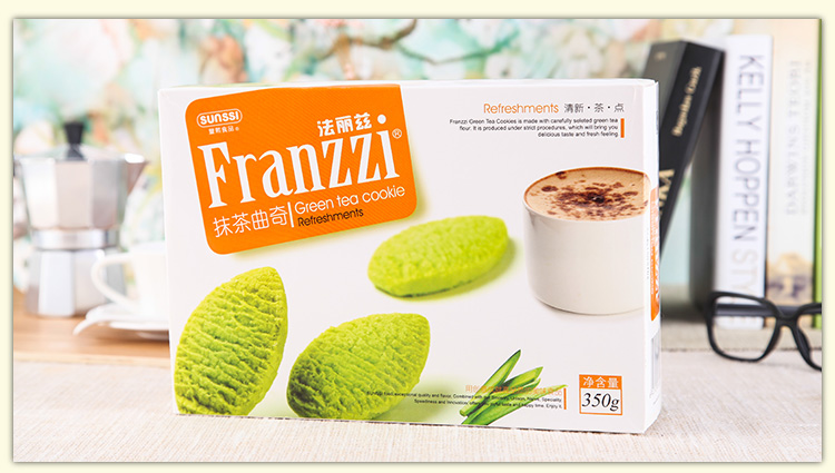 法丽兹(franzzi)饼干 法丽兹 抹茶曲奇 350g【价格 图片 品牌 报价】