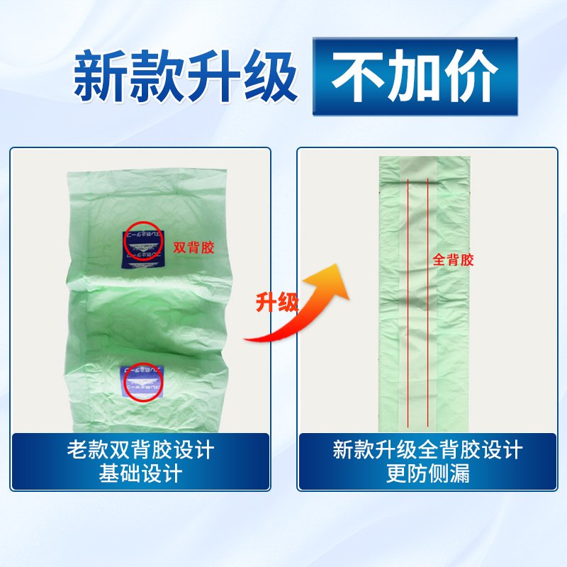 佑帮成人纸尿片36片老年尿不湿U型直条尿垫经期护理尿布加厚（22*50cm）