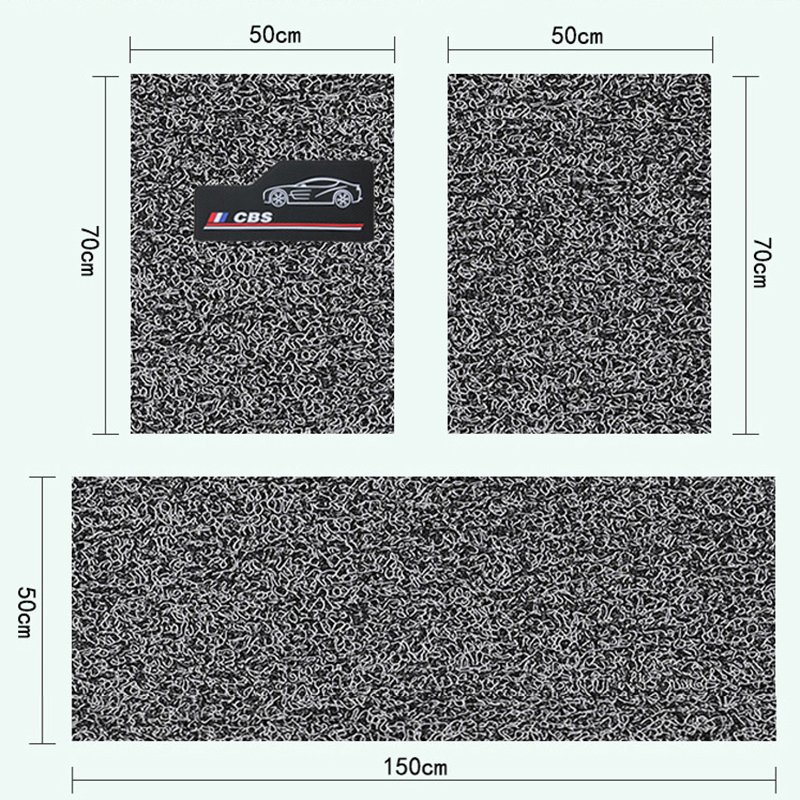 汽车脚垫通用易清洗防水丝圈单个主副驾驶室单片可裁剪自剪地毯式 主副驾驶单片\颜色请联系客服I2053R