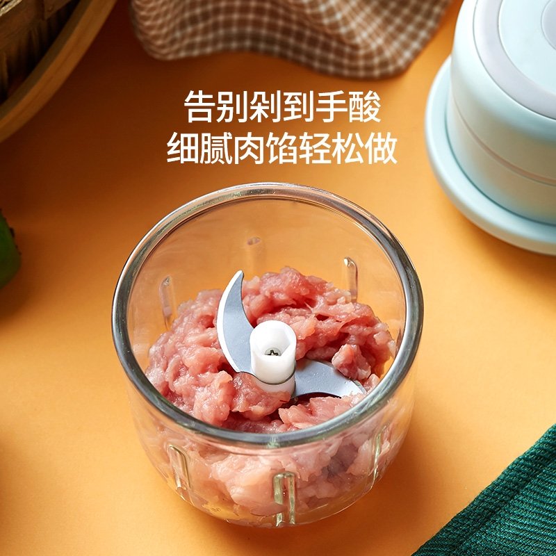 纳丽雅(Naliya)料理机家用电动小型迷你无线宝宝辅食自动搅拌器磨粉破壁机便携式(BrC)_12