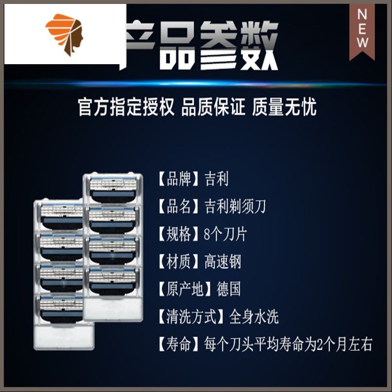 风速3刀头剃须刀男清理手動剃头刀3层刀架手动刮胡刀剃须刀片 三维工匠 12个刀头1刀架送收纳盒剃须膏51082B