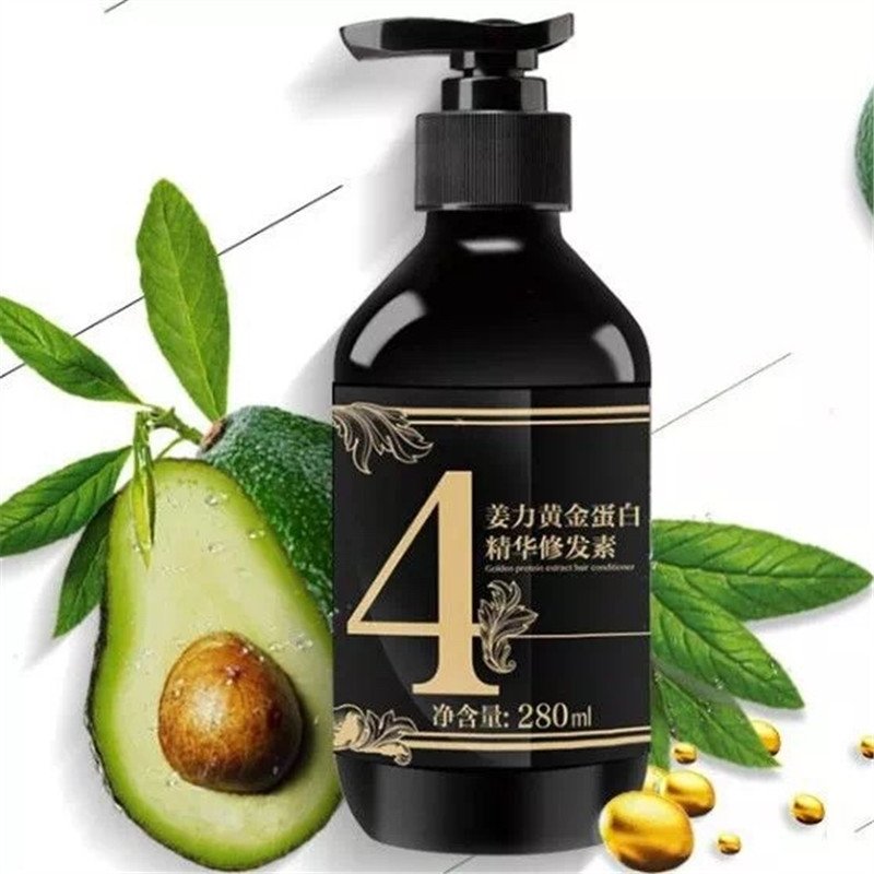 姜力4号黄金蛋白精华秀发素 姜力精华素发膜修护受损发质280ml