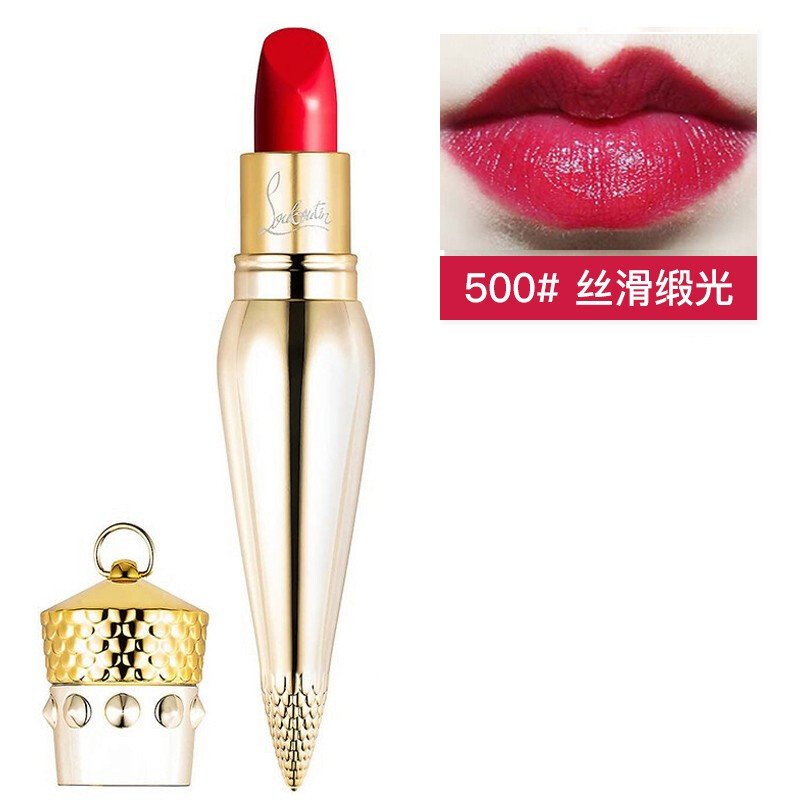 Christian Louboutin克里斯提CL萝卜丁丝滑口红显色唇膏3.5g女王权杖口红 500 丝滑缎光