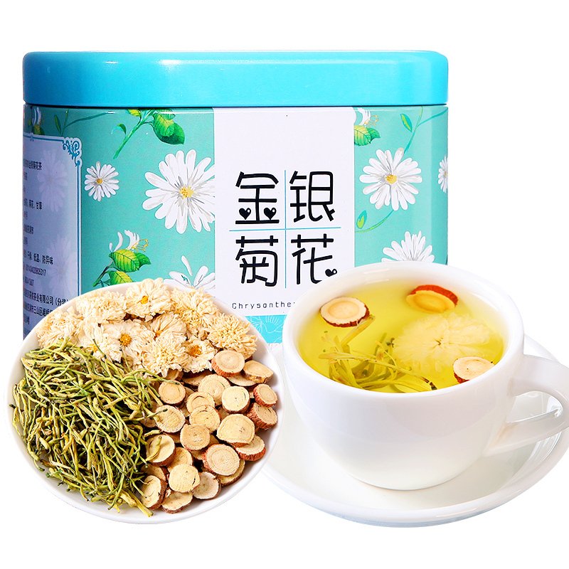 【买2送勺】金银菊花茶组合花茶包金银花菊花甘草花草茶BBD999NZNCDDEMEMUFPQIEYXDPZWILSUT