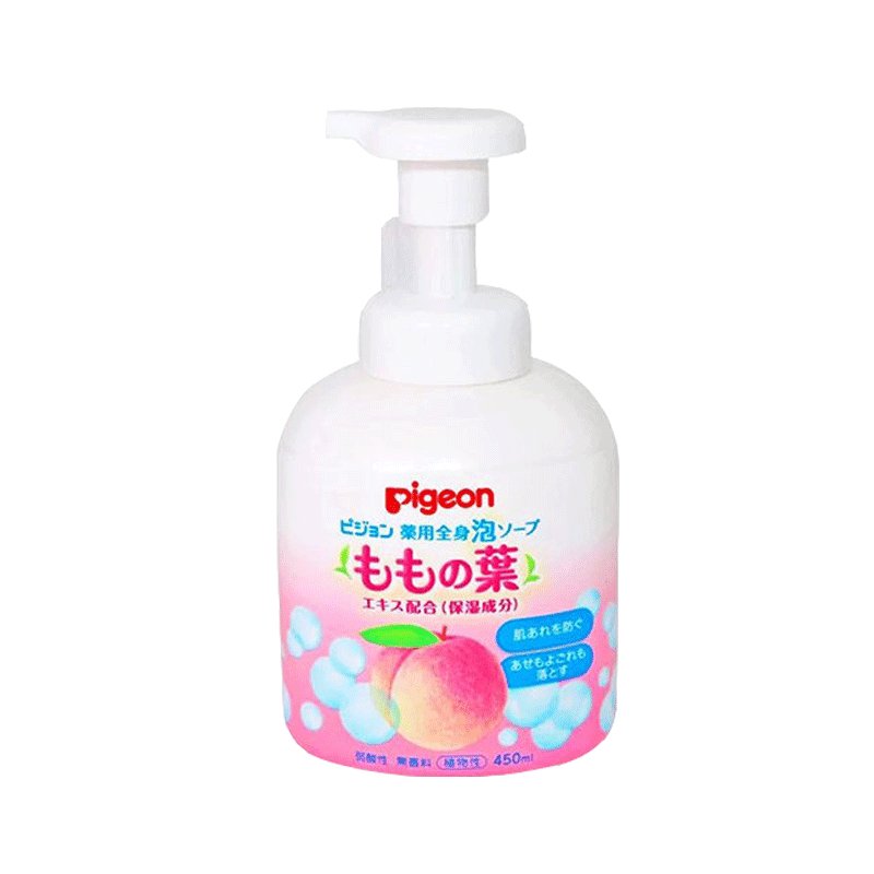 贝亲桃子叶沐浴乳450ml