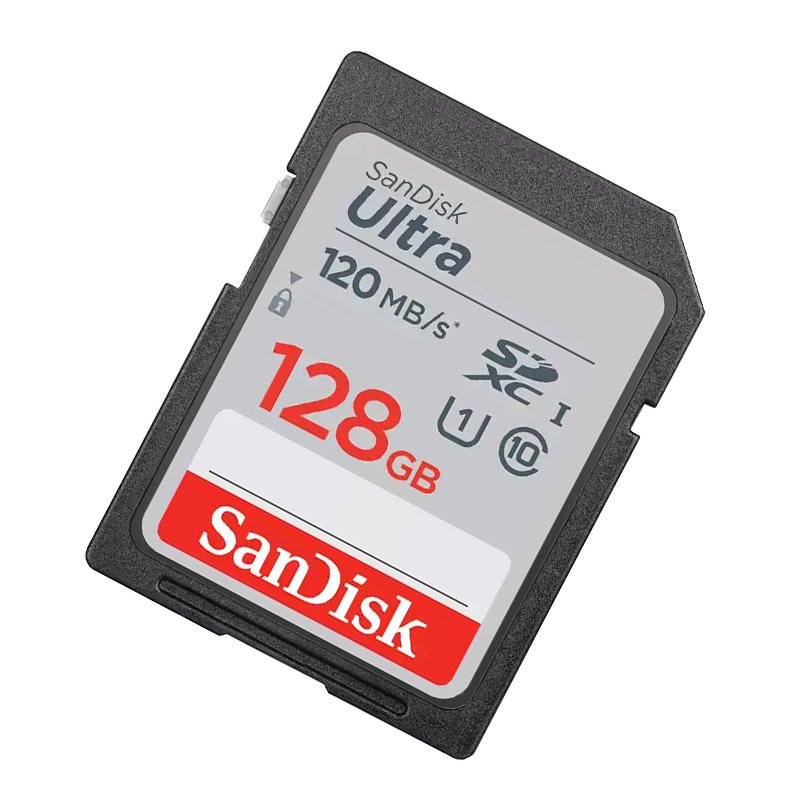 【官方授权】闪迪(SanDisk)SD卡128G SDXC高速C10 松下佳能单反相机存储卡128G 读取100M