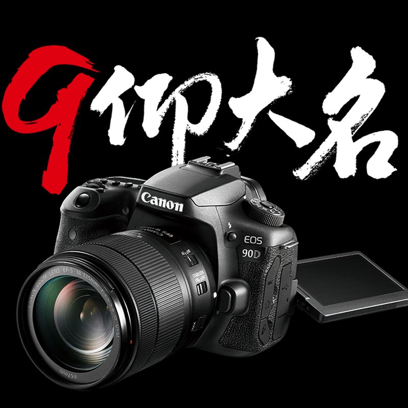 佳能(Canon) EOS 90D 中高端数码单反相机 18-135 IS USM防抖镜头套装 3250万像素