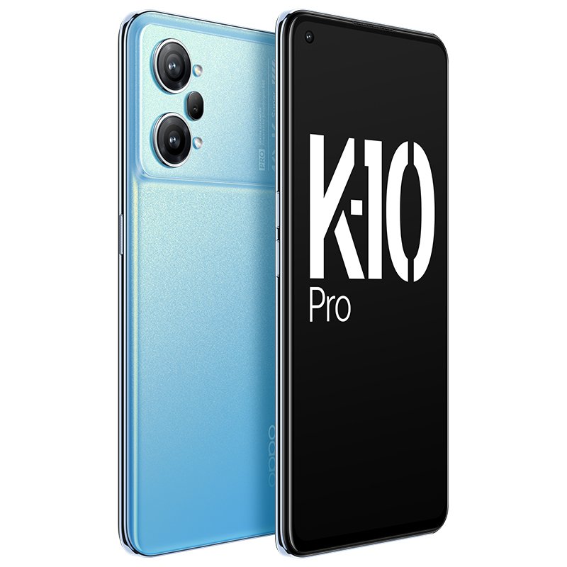 OPPO K10 Pro手机 晴蓝 8GB+256GB 5000W超清三摄 高通骁龙888芯片 80W闪充拍照游戏手机