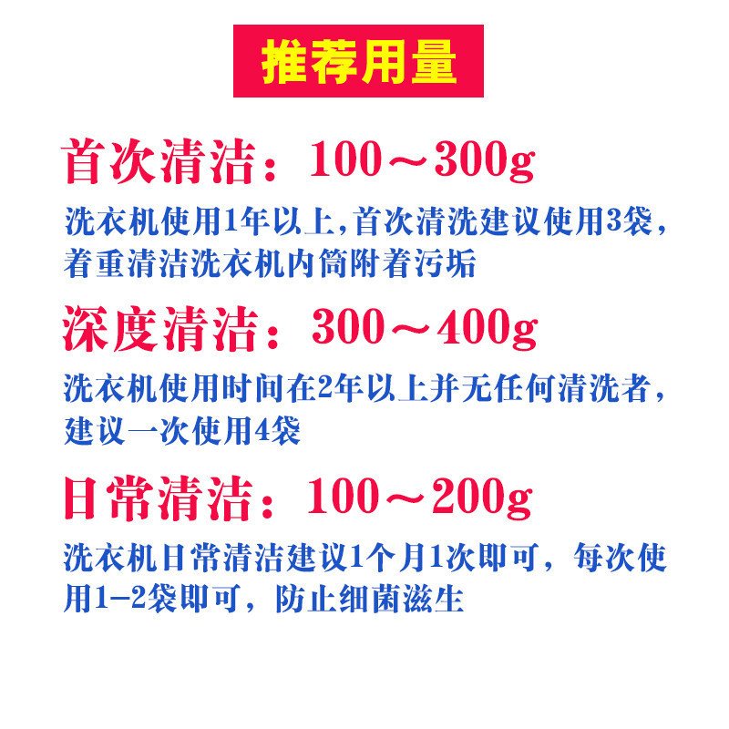 12包洗衣机清洗剂清洁剂滚筒全自动波轮内筒除垢剂_21