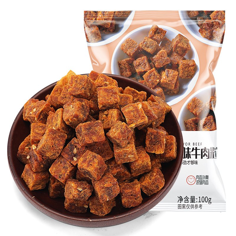 比比赞牛肉粒【五香味】100g...