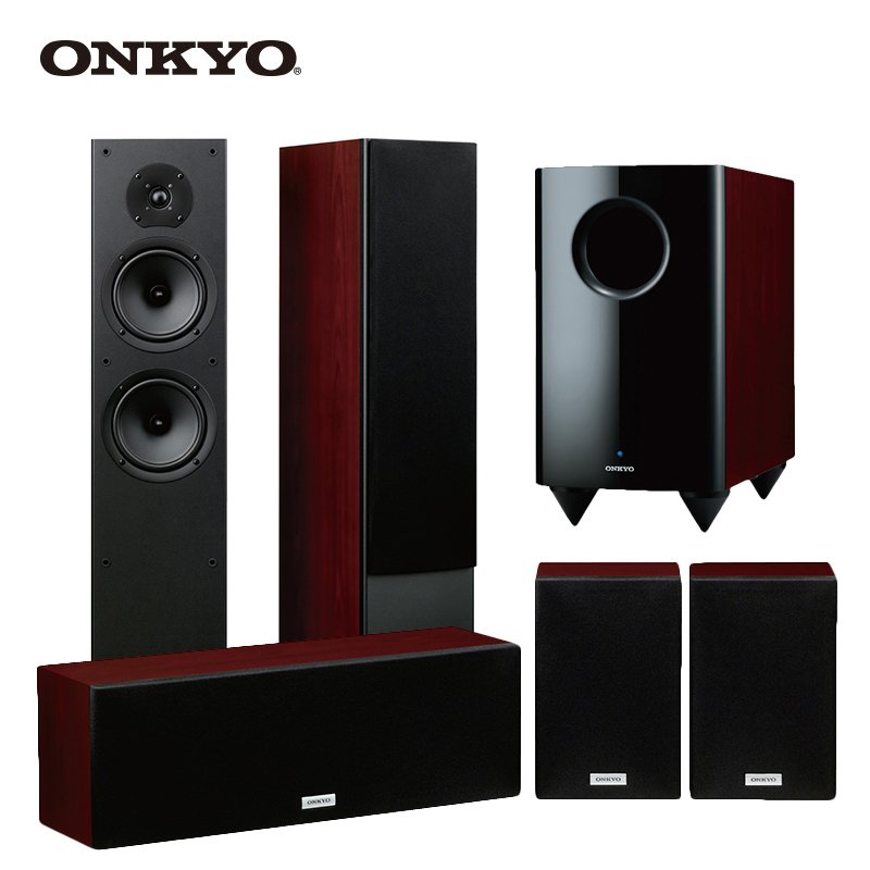 安桥(Onkyo) HT-S803(D) 红色 5.1声道家庭影院蓝牙功放家用木箱影院音响低音炮音箱 仅有功放