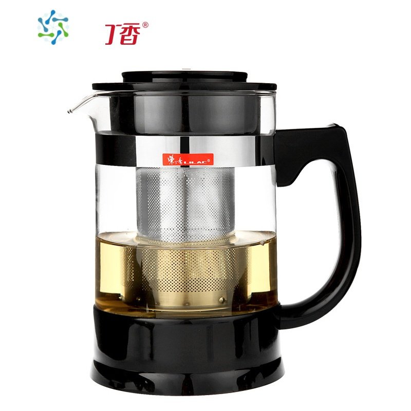 大号耐热玻璃茶壶茶具 不锈钢过滤网茶壶 s79泡茶壶950ml 三维工匠 S95-1茶壶700ml+4个BB291